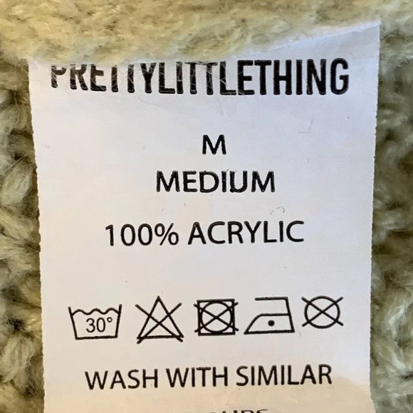 Pretty Little Thing Women's Waffle Knit Long Sleeve Drawstring Lounge Set‎ SZ M - Picture 12 of 16